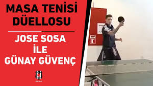 Bjk sevgisi bjk taraftarları için tarif edilemez bir duygudur. Jose Sosa Ile Gunay Guvenc In Masa Tenisi Duellosu Bjk Tv Youtube