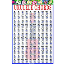 Ukulele Chords Floral Chart
