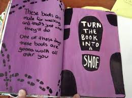 Wreck This Journal Turn The Book Into A Shoe Wreck This Journal Wreck This Journal Everywhere Journal