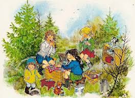 Postkarten Zu Geschichten Von Astrid Lindgren Art And Illustration Illustration Kinderbucher