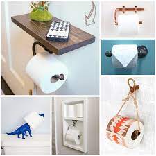 These toilet paper holders are funny and functional. Diy Toilet Paper Holders To Make For Your Home