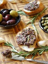 Rosemary And Garlic Infused Olive Tapenade Recipe Olive Tapenade Tapenade Recipe Food