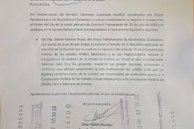 Proponen en el Senado desaparición de poderes en Oaxaca (12:46 h)
