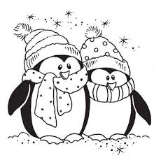 Stampendous Cling Mounted Rubber Stamp Bundled Penguins Penguin Coloring Pages Penguin Coloring Christmas Coloring Pages