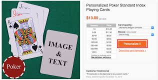 Depending on how many decks your order, and whether you want to customize the backs only, or the whole deck, you'll get pricing. Make Your Own Custom Back Playing Cards Tutorials
