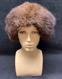 Bobcat Fur Mountain Man Hat