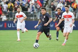 Shorthanded United States let lead slip in soggy 2-1 defeat to Turkey