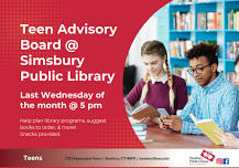 RESCHEDULED: Teen Advisory Board