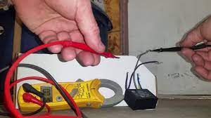 New ceiling fan common start run wire identify with multimeter connection. Ceiling Fan Capacitor Testing Youtube
