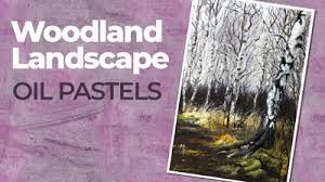 I used titi oil pastel in this drawing. Impressionist Oil Pastel Landscape