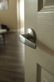 Let's try to jimmy the door lock with my credit card. How To Unlock A Bedroom Door Hunker