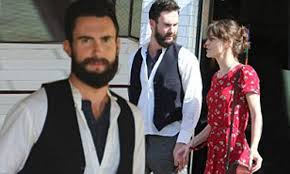 Adam levine just debuted his most daring haircut ever! Maroon 5 Frontman Adam Levine Suddenly Sprouts A Fuzzy Face As He Arrives On Set With Co Star Keira Knightley Daily Mail Online