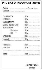 Contoh surat keterangan penghasilan / slip gaji lengkap. Contoh Slip Gaji Pdf Aneka Macam Contoh
