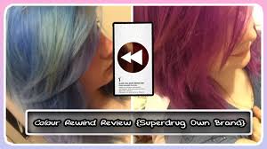 Read reviews for superdrug colour rewind hair colour remover. Colour Rewind Review Superdrug S Own Colour Remover Youtube