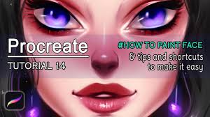 Procreate How To Paint Face With Tips Shortcuts Tutorial Youtube Procreate Tutorial Procreate Face Painting