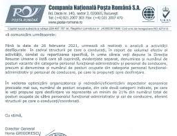 Estimăm un profit, până la sfârșitul anului, care. Concedieri Propuse La PoÈta RomanÄ Companie De Stat Cu Aproape 25 000 De AngajaÈi
