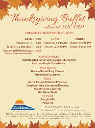 Last updated november 1, 2019 11/1/2019. Where To Eat Thanksgiving Buffet In Destin The Solaris Yacht Sunquest