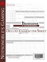 Character Creation Outline D20pfsrd