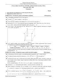 Maybe you would like to learn more about one of these? En Viii 2019 Mate Rezolvare Subiecte Model Oficial De Evaluare Nationala 2019 La Matematica Clasa A 8 A Jitaruionelblog Pregatire Bac Si Evaluarea Nationala 2021 La Matematica Si Alte Materii Materiale Lectii