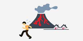 Disini anda bisa mengetahui bagaimana gunung berapi dapat meletus dan penanggulangan bencana akibat gunung berapi Gambar Gunung Meletus Kartun Paimin Gambar