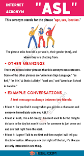 Asl Meaning What Does This Term Mean 7esl Meant To Be Learn English English Vocabulary