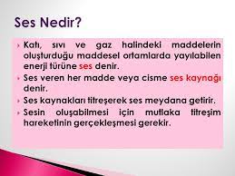 Ses nasıl oluşur kısa anlatım. Ses Nasil Olusur Ppt Indir