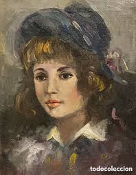 joan viñas. retrato al oleo