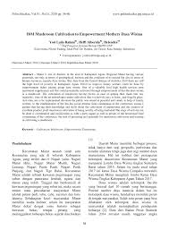 Download submitted form for resubmission. Pdf Ibm Budidaya Jamur Bagi Pemberdayaan Ibu Ibu Dasawisma