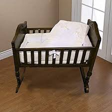 Baby Doll Bedding Royal Pique Cradle Bedding Set Ecru