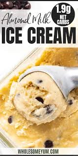 Powerful and easy to use. Sugar Free Almond Milk Ice Cream Recipe Almond Milk Ice Cream Recipe Yummy Food Dessert Milk Ice Cream