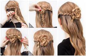 Abendfrisuren Selber Machen Lange Haare Rose Zopf Anleitung Frisuren Lange Haare Selber Machen Flechten Lange Haare Frisuren Lange Haare Geflochten