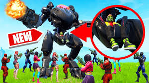 Today we try out the new vending machine in fortnite! New Robot Vs 100 Players Fortnite Season 10 Youtube