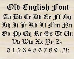 Now consider ancient history influences for the days of the week. Old English Alphabet Etsy