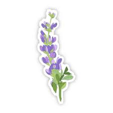 Purple Flower Sticker In 2021 Purple Flowers Floral Stickers Purple