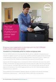 Laser printers ► inkjet printers ► large format printers ► image printers ► mfp. Dell C3765dnf Specifications Pdf Download Manualslib