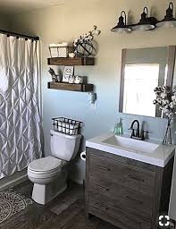 Though The Bathroom Is The Tiniest Room In Our Home The Majority Of The Instances I Small Bathroom Decor Bathroom Makeovers On A Budget Budget Home Decorating