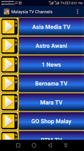 The most popular tv stations and the internet tv channels of different genres are collected in the online directory of the television channels: Malaysia Tv Hd For Android Apk Download