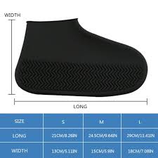 Waterproof Shoe Cover Silicone Material Unisex Shoe Cover Outdoor Suitable For Rainy Days Easy To Carry Rain Boots Waterproof