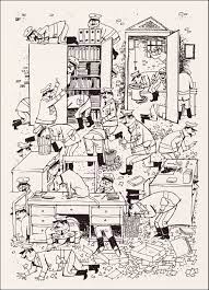 winnie gebhardt gayler otfried preussler das kleine gespenst mid century illustration illustrators illustration