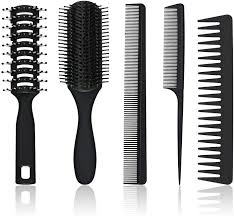Black hair hot combs are great for untangling your locks and making them more manageable the sickness we call hot comb alopecia goes by a scientific name central centrifugal cicatricial alopecia. 5 Pieces Hair Comb And Brush Set Row Styling Hair Brush Vent Hairbrush Black Hair Styling Comb Cutting Comb Tail Comb Wide Tooth Comb Set Amazon Co Uk Beauty
