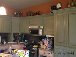 There's a lot of steps, it's nit picky, it takes forever and oh, the mess. Oak Kitchen Cabinets In Annie Sloan Chateau Grey And Reclaim Licorice Part 2 And Reveal Farm Fresh Vintage Finds