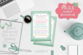 Hand out a game card to each guest with the baby items listed; The Easiest Price Is Right Baby Shower Game Template Tulamama