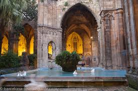 The interior of the cathedral is particularly impressive in the light of dusk. Barcelona Cathedral Picture Gallery