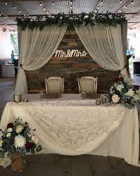 Sweetheart Table With Lace And Burgundy Blush Flowers Head Table Wedding Head Table Wedding Backdrop Sweetheart Table Backdrop