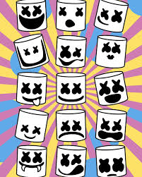 127 dj wallpapers (2048x1152 resolution) 2048x1152 resolution. Marshmello 2 Poster By Nikita Abakumov Displate Dibujos De Marshmello Personajes De Graffiti Imagenes De Marshmello