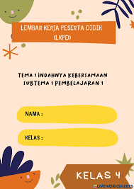 Kunci jawaban tema 1 kelas 4 indahnya kebersamaan Lkpd Kelas 4 Tema 1 Indahnya Kebersamaan Worksheet