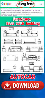 Dwg file of various sofas and beds in autocad. Beds With Bedding Dwg Download Autocad Blocks Model Autocad Autocad Autocad Drawing Bed Furniture
