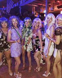 Bachelorette Party Themes Wig Ideas For Bachelorette Party Colorful Wigs Bachelorette Party Themes Bachelorette Party Outfit Bachelorette Party Outfit Themes