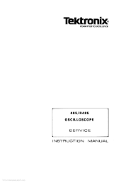 Service manual for tektronix 453 oscilloscope. Tektronix 571 Manual Download Fulplus