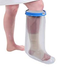 Amazon Com Water Proof Leg Cast Cover For Shower By Tkwc Inc 5738 Watertight Foot Protector Health Personal Waterproof Cast Cover Cast Covers Leg Cast